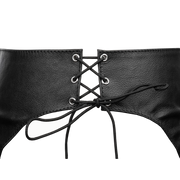 Rimba - Leren Jarretelgordel - Met Veters Zijkant-Erotiekvoordeel.nl