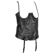 Rimba - Leren Corset Met Open Cups-Erotiekvoordeel.nl