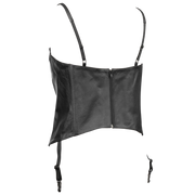 Rimba - Leren Corset Met Open Cups-Erotiekvoordeel.nl