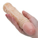Being Fetish - PVC Rechte Dildo - 20 cm - Lichte Huidskleur-Erotiekvoordeel.nl