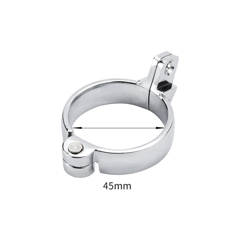 Fixxx - Baron - Metalen Kuisheidskooi met Slotje - Diameter 45 mm