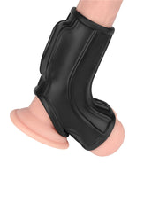 LoveToy - Ridge Knights Ring - Vibrerende Penis en Scrotum Sleeve - Ø 2,8 cm - Zwart-Erotiekvoordeel.nl