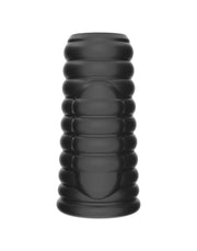 LoveToy - Wave Knights Ring - Vibrerende Penis Sleeve - Ø 3,7 cm - Zwart-Erotiekvoordeel.nl