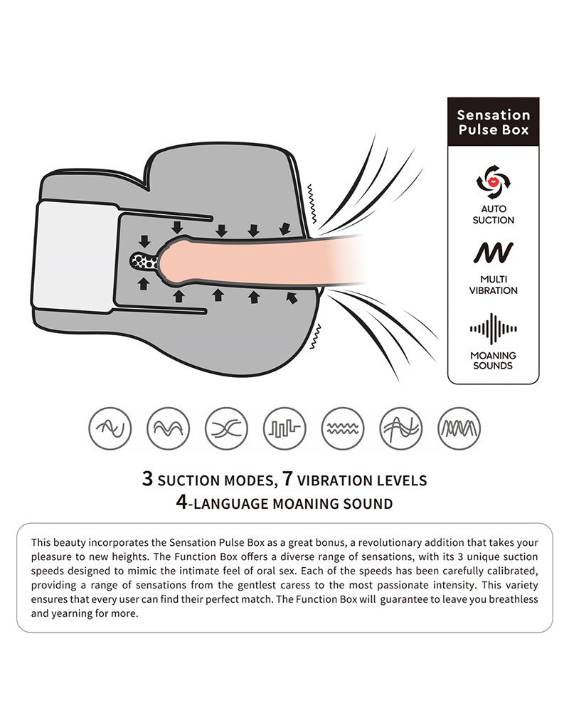 LoveToy Streetgirls Kathy - Zuigmasturbator - Lichte Kleur-Erotiekvoordeel.nl