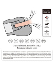 Streetgirls Sensation Pulse Lily - Vibrerende Masturbator-Erotiekvoordeel.nl