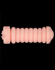 LoveToy - Virgin-Skin Blowout - Dubbelzijdige Stroker Masturbator - Vagina en Mond - Lichte Huidskleur-Erotiekvoordeel.nl