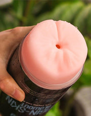 LoveToy - Virgin-Skin Blowout - Dubbelzijdige Stroker Masturbator - Vagina en Anus - Lichte Huidskleur-Erotiekvoordeel.nl