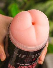 LoveToy - Virgin-Skin Blowout - Dubbelzijdige Stroker Masturbator - Vagina en Ass - Lichte Huidskleur-Erotiekvoordeel.nl