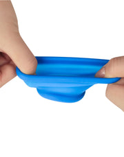 LoveToy - Pinnacle Pro - Tapered Squeeze Cockring - Blauw-Erotiekvoordeel.nl