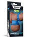 LoveToy - Pinnacle Pro - Twin Flex Stretcher Cockring - Blauw-Erotiekvoordeel.nl