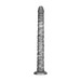 LoveToy - Vibrax Slider - Lange Vibrerende Anaal Dildo - 40,5 cm - Zilver-Erotiekvoordeel.nl