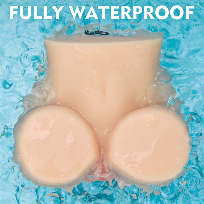 LoveToy - Streetgirl's Dual Motor Sensation Pulse Masturbator - Beige-Erotiekvoordeel.nl