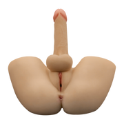 LoveToy - Streetgirl's 17 Masturbator met Buigbare Dildo - Beige-Erotiekvoordeel.nl