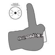 LoveToy - Streetgirl's 14 Masturbator met Buigbare Dildo - Beige-Erotiekvoordeel.nl