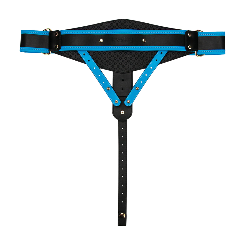 LoveToy - Ingen - Holle Strap-on met Siliconen Staaf – 25 cm - Lichte huidskleur-Erotiekvoordeel.nl