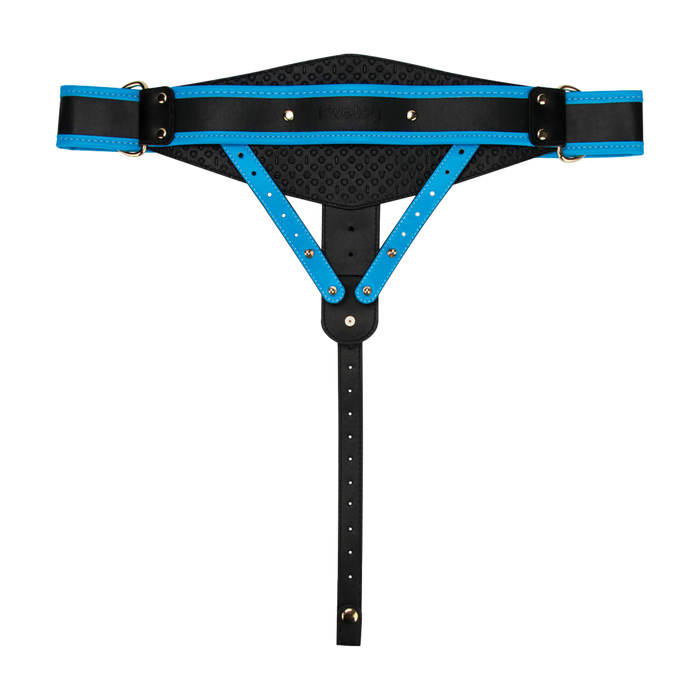 LoveToy - Ingen - Holle Strap-on met Siliconen Staaf – 25 cm - Lichte huidskleur-Erotiekvoordeel.nl