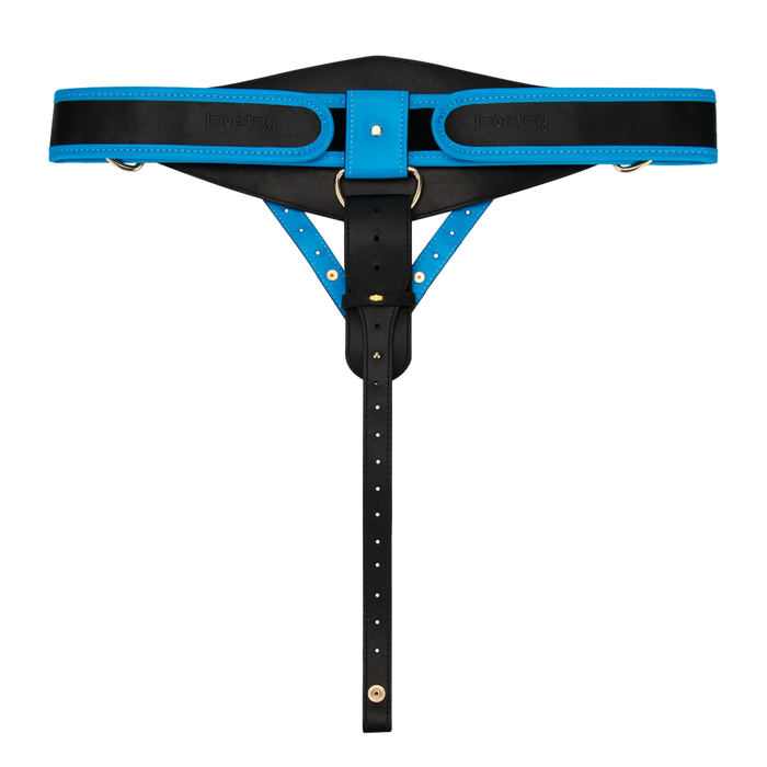 LoveToy - Ingen - Holle Strap-on met Siliconen Staaf – 25 cm - Lichte huidskleur-Erotiekvoordeel.nl