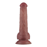 LoveToy - Power Cock - 23 cm - Vibrerende Dildo - Dual Density - Lichte Huidskleur-Erotiekvoordeel.nl