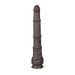 LoveToy - Nature Cock - Dubbellaags Buigbare Dildo met Aders - 40 cm - Bruin-Erotiekvoordeel.nl