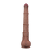 LoveToy - Nature Cock - Dubbellaags Buigbare Dildo met Aders - 40 cm-Erotiekvoordeel.nl