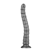 LoveToy - Vibrax Slider - Lange Vibrerende Anaal Dildo - 35 cm - Zilver-Erotiekvoordeel.nl