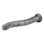 LoveToy - Vibrax Slider - Lange Vibrerende Anaal Dildo - 35 cm - Zilver-Erotiekvoordeel.nl