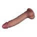LoveToy - Sliding Skin Vibrerende Dildo Pro II - Met Afstandsbediening - 25 cm - Lichte Huidskleur-Erotiekvoordeel.nl