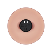 LoveToy - Sliding Skin Vibrerende Dildo Pro II - Met Afstandsbediening - 23 cm - Lichte Huidskleur-Erotiekvoordeel.nl