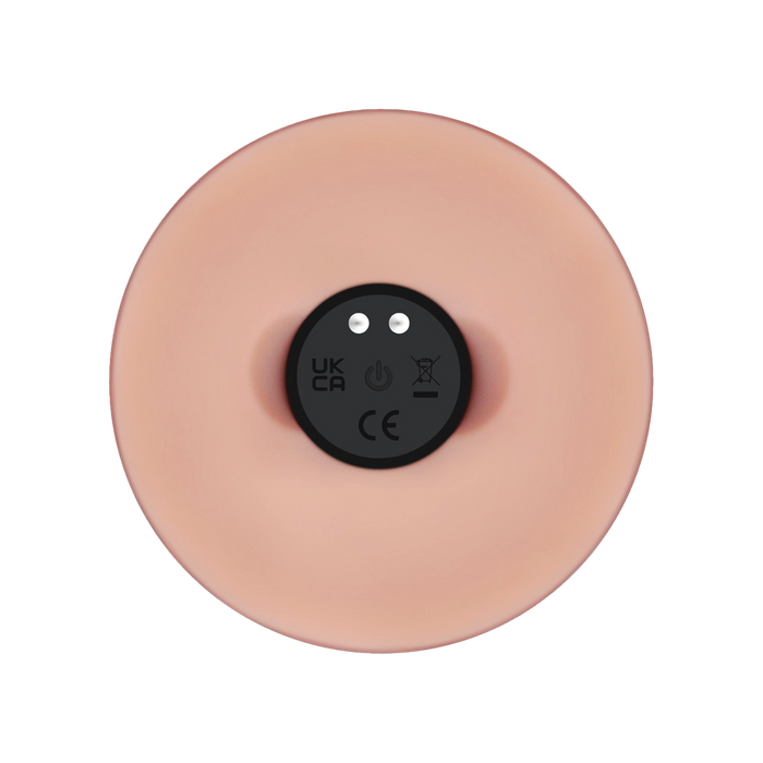 LoveToy - Sliding Skin Vibrerende Dildo Pro II - Met Afstandsbediening - 23 cm - Lichte Huidskleur-Erotiekvoordeel.nl