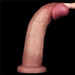 LoveToy - Sliding Skin Vibrerende Dildo Pro II - Met Afstandsbediening - 23 cm - Lichte Huidskleur-Erotiekvoordeel.nl
