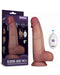 LoveToy - Sliding Skin Vibrerende Dildo Pro II - Met Afstandsbediening - 20 cm - Lichte Huidskleur-Erotiekvoordeel.nl
