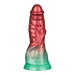 LoveToy - Dual Density Siliconen - Opblaasbare Dildo - Rood/Groen-Erotiekvoordeel.nl