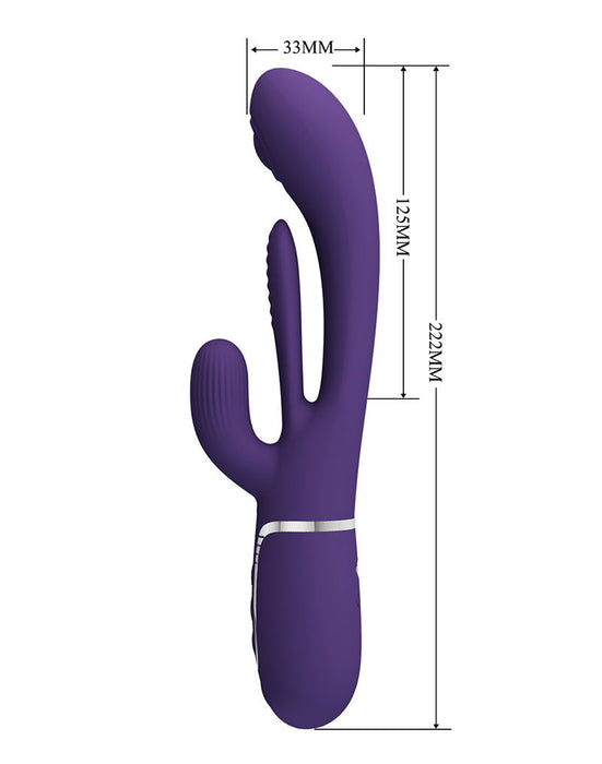 Pretty Love - Shania - Kloppende Rabbit Vibrator - Paars-Erotiekvoordeel.nl