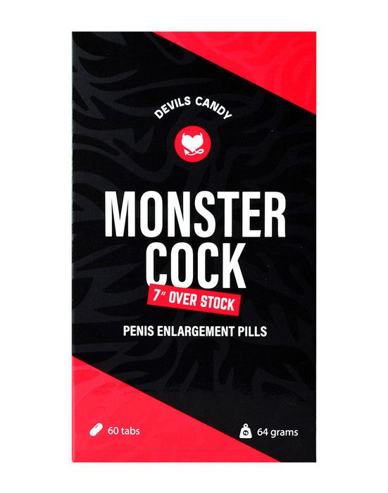 Morningstar - Devils Candy Monster Cock 7" Overstock - Hardere Erecties - 60 tabletten-Erotiekvoordeel.nl