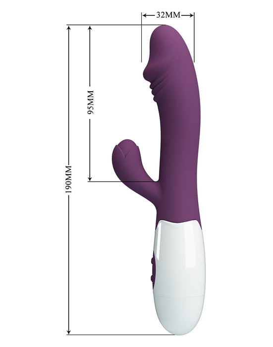 Pretty Love - Snappy - G-Spot Rabbit Vibrator - Paars-Erotiekvoordeel.nl