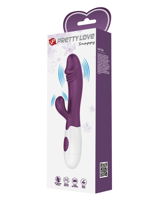 Pretty Love - Snappy - G-Spot Rabbit Vibrator - Paars-Erotiekvoordeel.nl