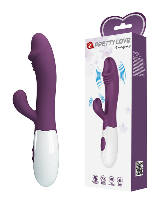 Pretty Love - Snappy - G-Spot Rabbit Vibrator - Paars-Erotiekvoordeel.nl