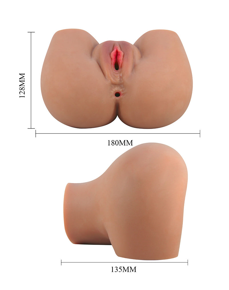 Crazy Bull Mila Vibrerende Masturbator - Dubbele Ingang TPR-Erotiekvoordeel.nl