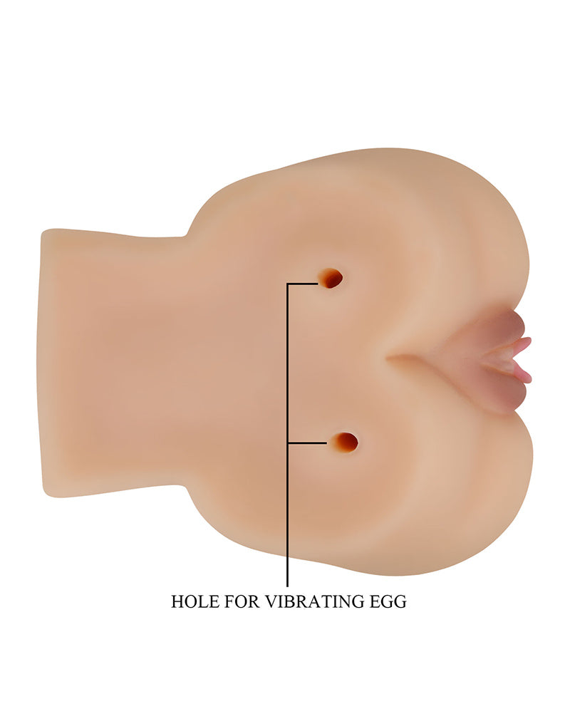 Crazy Bull Kylie Vibrerende Masturbator - Dubbele Ingang TPR-Erotiekvoordeel.nl