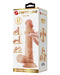 Pretty Love - Tallen - Sliding Skin Realistische Dildo - 22 cm - Lichte Huidskleur-Erotiekvoordeel.nl