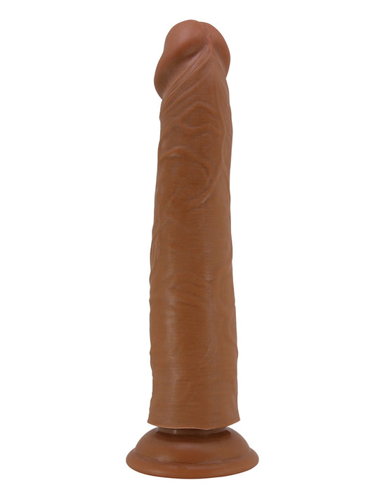 Pretty Love - Sharife - Sliding Skin Realistische Dildo - 25,4 cm - Bruin-Erotiekvoordeel.nl