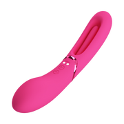 Pretty Love - Romance Lexie - Vibrator met Wiebelend Tongetje - Roze-Erotiekvoordeel.nl
