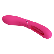 Pretty Love - Romance Lexie - Vibrator met Wiebelend Tongetje - Roze-Erotiekvoordeel.nl
