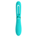 Pretty Love - Romance Lexie - Vibrator met Wiebelend Tongetje - Turquoise-Erotiekvoordeel.nl