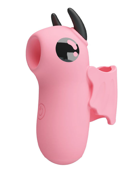 Pretty Love - Mini Fun Toys - Magic Devil - Vinger Vibrator - Roze-Erotiekvoordeel.nl