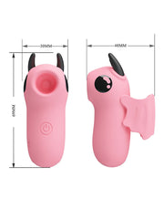Pretty Love - Mini Fun Toys - Magic Devil - Vinger Vibrator - Roze-Erotiekvoordeel.nl