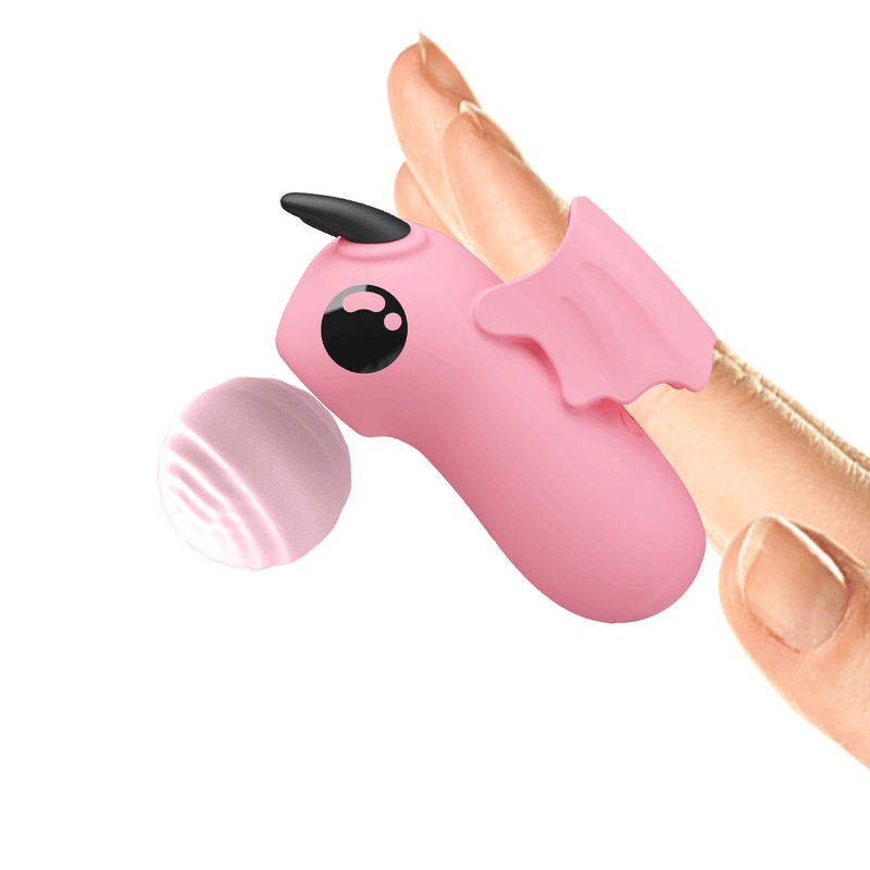 Pretty Love - Mini Fun Toys - Magic Devil - Vinger Vibrator - Roze-Erotiekvoordeel.nl