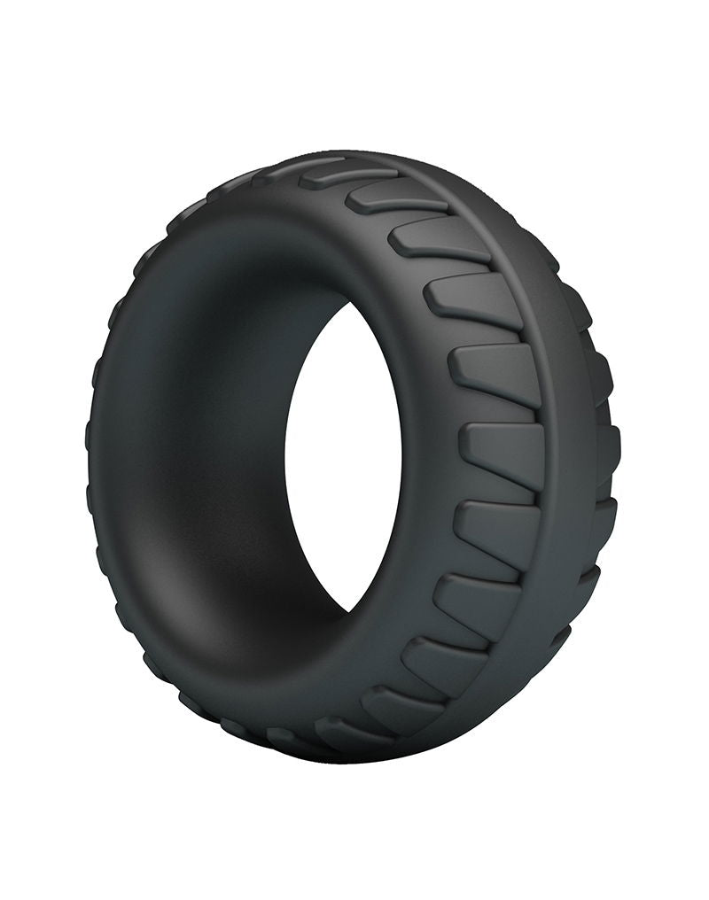 Crazy Bull - Dilson - Super Soft Siliconen Ring - Model 3 - Zwart-Erotiekvoordeel.nl