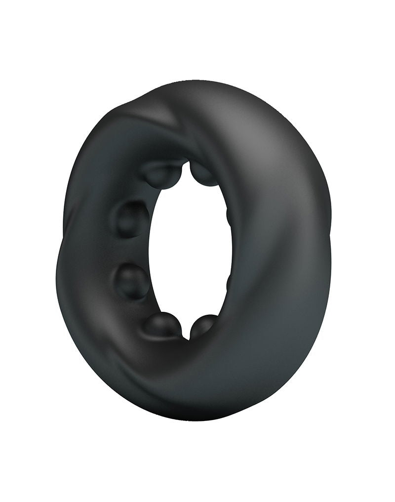 Crazy Bull - Daquez - Super Soft Siliconen ring - Model 4 - Zwart-Erotiekvoordeel.nl