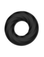 Crazy Bull - Super Soft Siliconen ring - Model 6 - Zwart-Erotiekvoordeel.nl